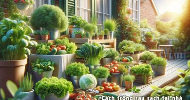 cách trồng rau sạch tại nhà